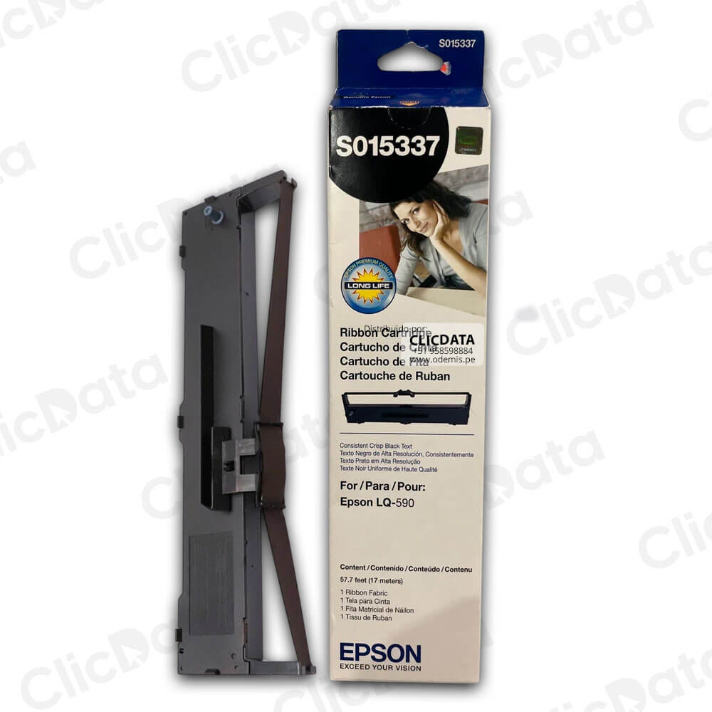 Cinta Epson S015337 LQ590 Negro Original
