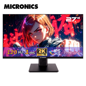 Monitor Micronics Gaming GM27FQ, 27" 2K 2560 x 1440, 120HZ, 1MS